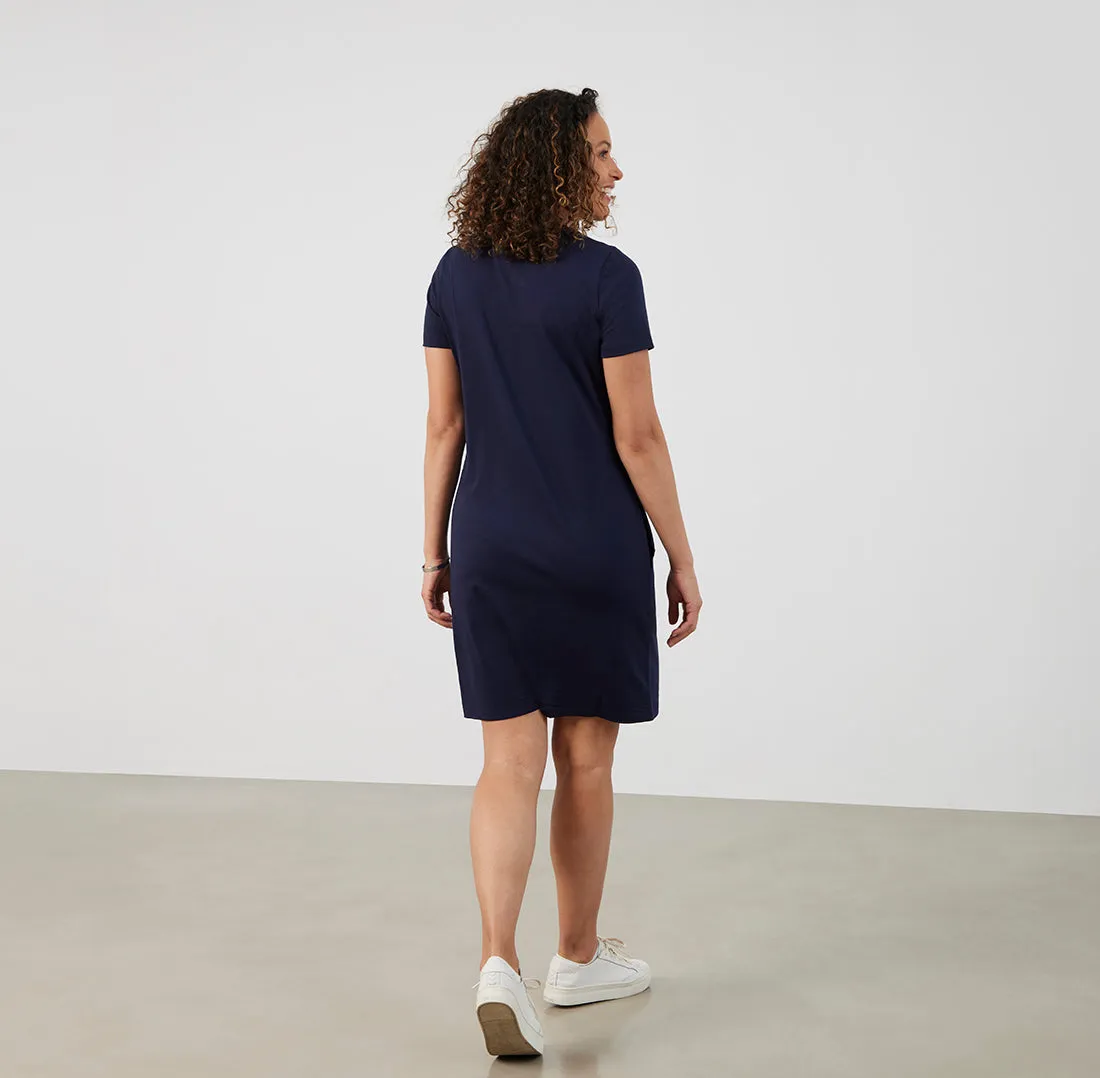 Threshold T-Shirt Dress Petite Fit - Maritime Blue