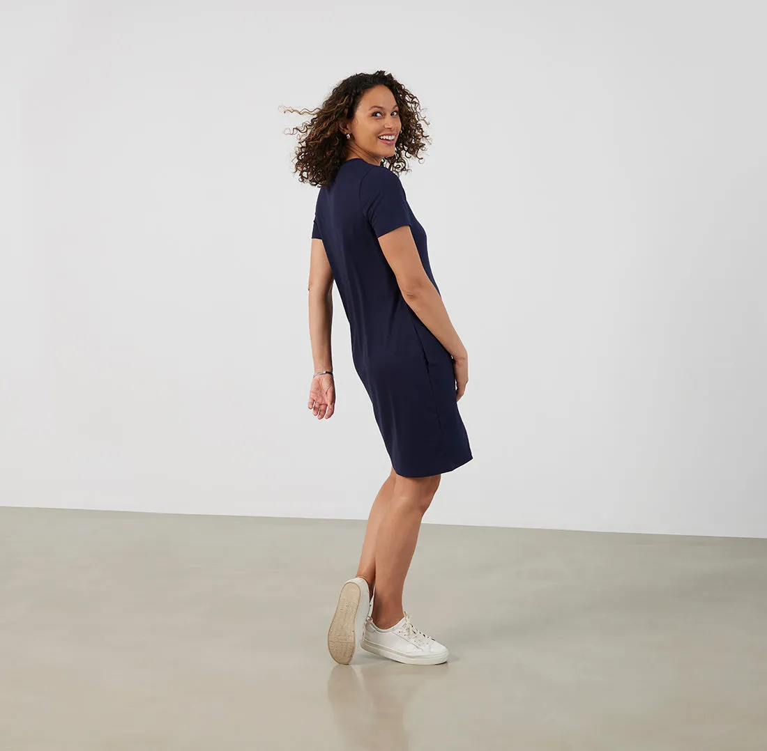 Threshold T-Shirt Dress Standard Fit - Maritime Blue