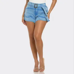 Women's Denim Blue Shorts